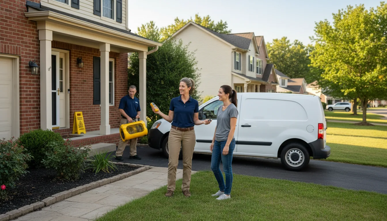 Water restoration image for Home Water Damage Repair in Bevington, IA
